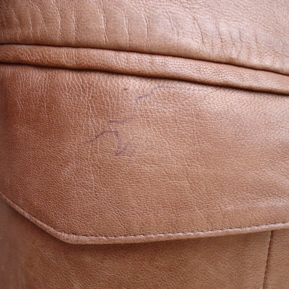 SIZE 44. SCULLY brown genuine leather blazer jacket. - Picture 16 of 16